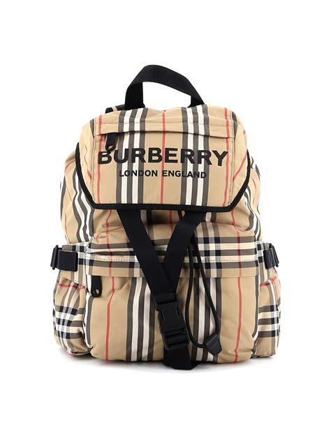 burberry archive print backpack|burberry vintage backpack.